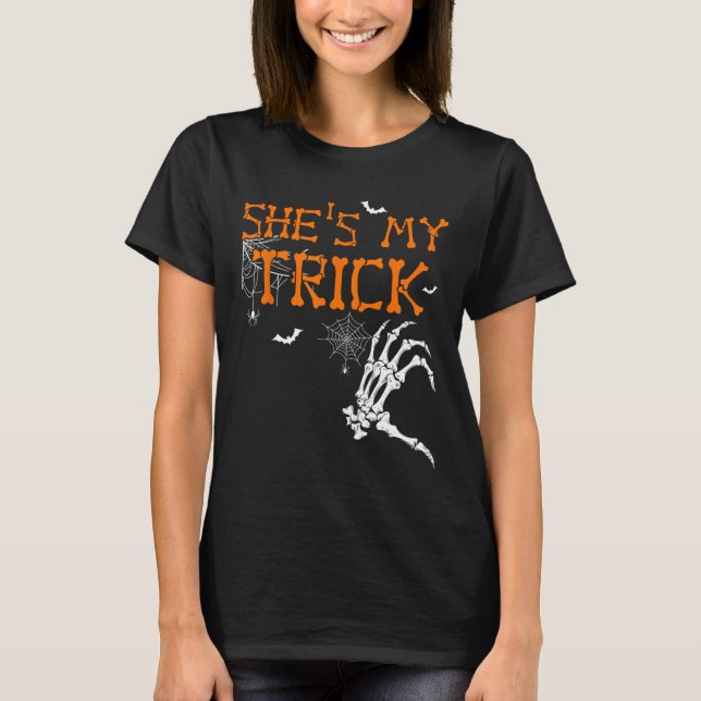 Hon är min grej, hon är mitt slag Halloween-par T Shirt (Framsida)