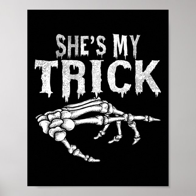 Hon är min knick Skeleton par Matching Halloween Poster (Framsidan)