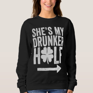 Hon är min mer berusade halva  St Patricks Day Par T Shirt
