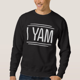 Hon är min sötpotatis i Yam Lång Ärmad Tröja