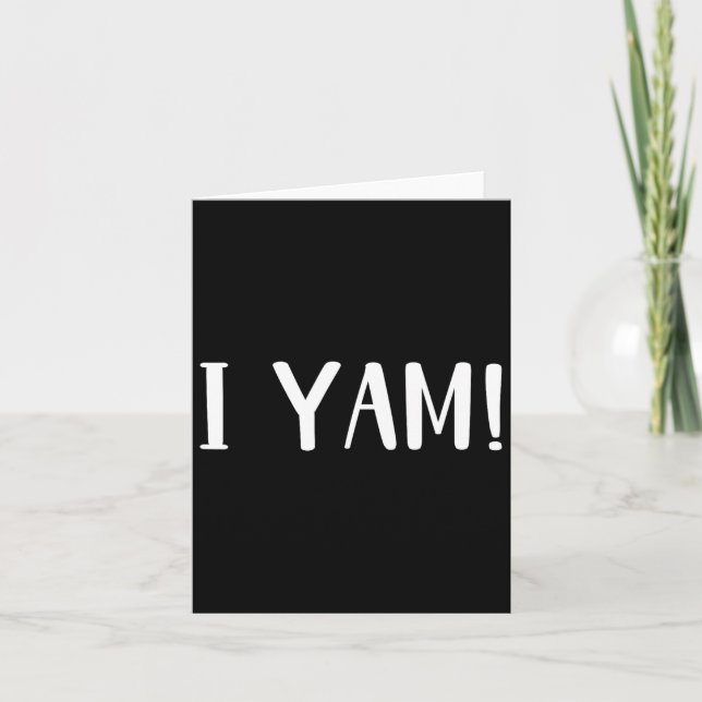 Hon är min sötpotatis i Yam Par Matching Kort (Framsida)