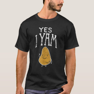 Hon är min sötpotatis i Yam Set Par Matching T Shirt