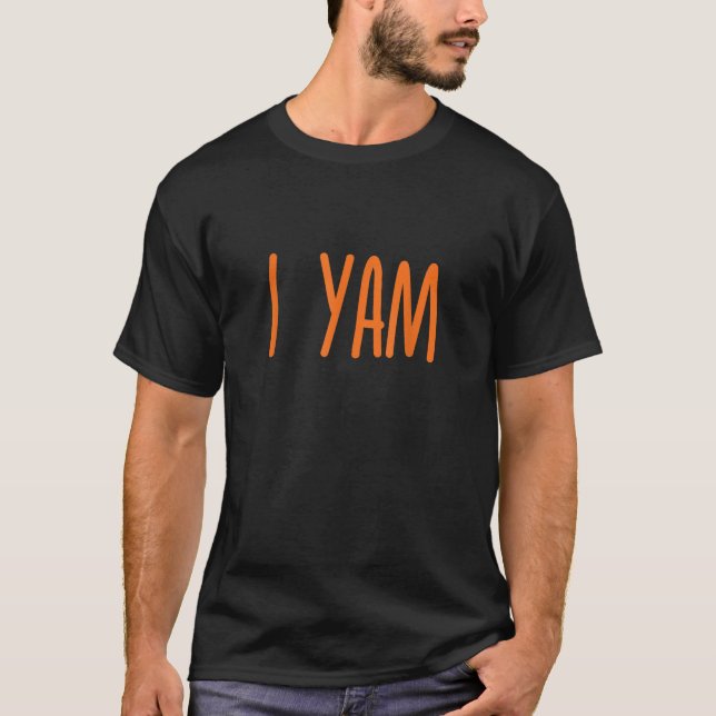 Hon är min sötpotatis i Yam T Shirt (Framsida)