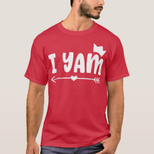 Hon är min sötpotatis i YAM Thanksgiving Par M T Shirt