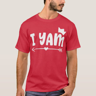 Hon är min sötpotatis i YAM Thanksgiving Par M T Shirt