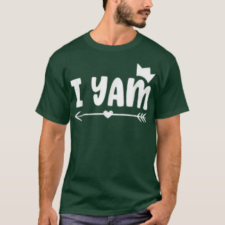 Hon är min sötpotatis i YAM Thanksgiving Par M T Shirt