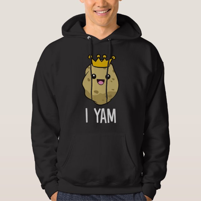 Hon är min sötpotatis - Jag är söt par-matchande Hoodie (Framsida)