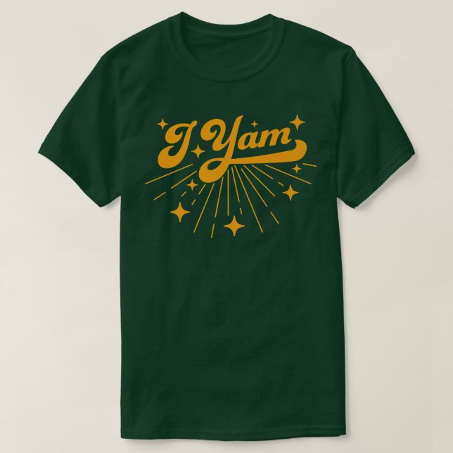Hon är min sötpotatis jag Yam Couples matchande än T Shirt (Design framsida)