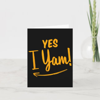 Hon är min sötpotatis jag Yam Matching lite tack Kort