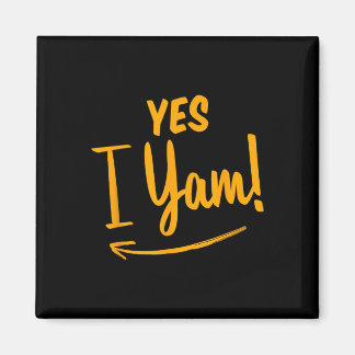 Hon är min sötpotatis jag Yam Matching lite tack Magnet