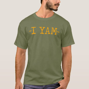 Hon är min sötpotatis... jag Yam sätter parapel T Shirt