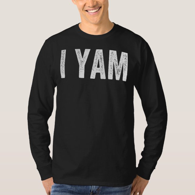 Hon är min sötpotatis... jag Yam sätter parapelets T Shirt (Framsida)