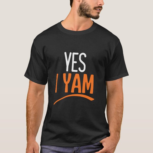 Hon är min sötpotatis jag Yam Set Par Matching T Shirt (Framsida)