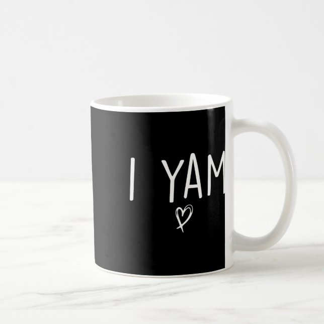 Hon är min sötpotatis jag Yam ställer in Par Thank Kaffemugg (Höger)