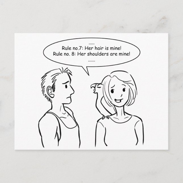 Hon är min vykort (Framsida)