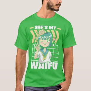 Hon är min Waifu Anime Älskare Anime vintage T Shirt