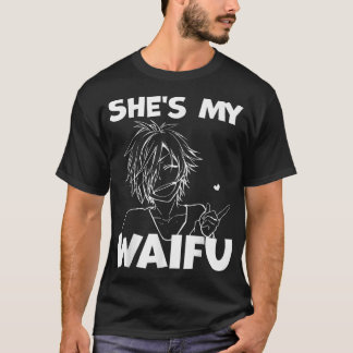 Hon är min Waifu Funny Anime Matching Couple Boyfr T Shirt
