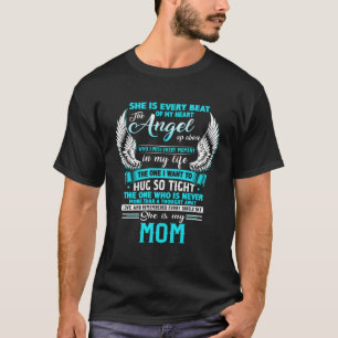 Hon är mitt hjärtan, ängeln ovanför M T Shirt