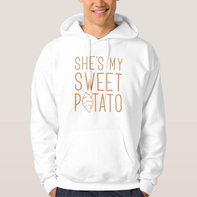 Hon är My Sweet Potato Hoodie (Framsida)