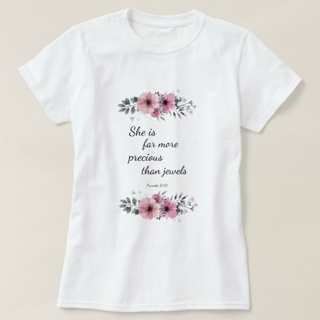 Hon är mycket mer skadlig än judar t shirt (Design framsida)