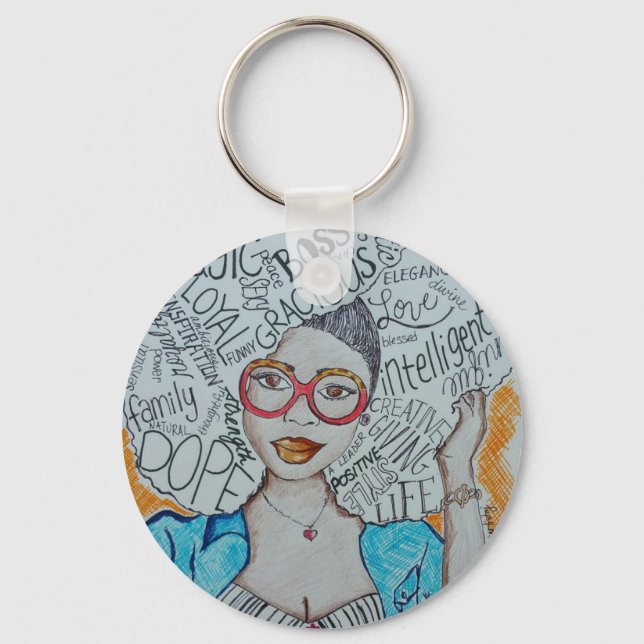 Hon är.. nyckelring (Framsida)