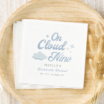 Hon är på Cloud 9 Bachelorette Helg Pappersservett<br><div class="desc">Bride är på klump 9 Napkins</div>