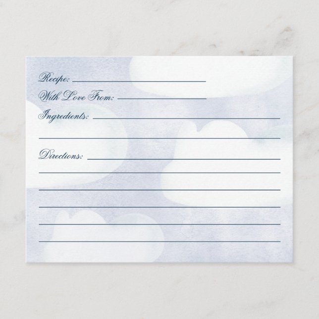 Hon är på Cloud Nine Möhippa Recipe Tilläggskort (Framsida)