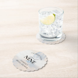 Hon är på molnet 9 Möhippa Decor Dreamy Pastel Underlägg Papper