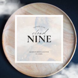 Hon är på molnet 9 Möhippa Dreamy Pastel Himlar N Pappersservett