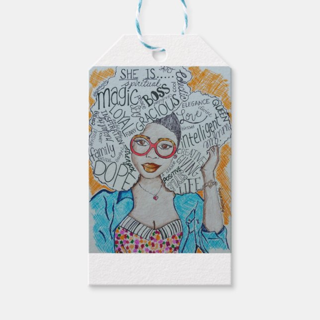 Hon är.. presentetikett (Framsidan)