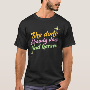 Hon är redan klar med hjältar, Drag Tävling, dra T Shirt