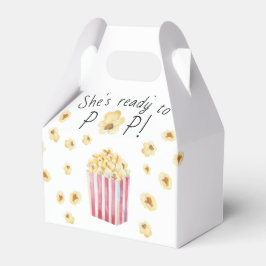 Hon är redo att explodera Vattenfärg Popcorn Baby Presentaskar