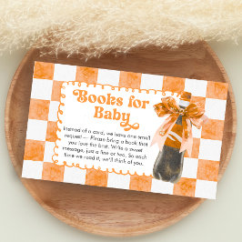 Hon är redo att Få Bebis - Baby Shower Böcker för Tilläggskort