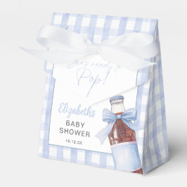 Hon är redo att föda Blå slinga Babykalas Presentaskar