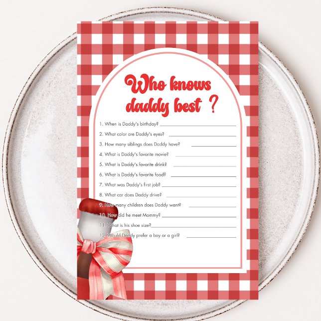 Hon är redo att föda - Dusch - Vem vet vem som är  (She's Ready to Pop Baby Shower Game)