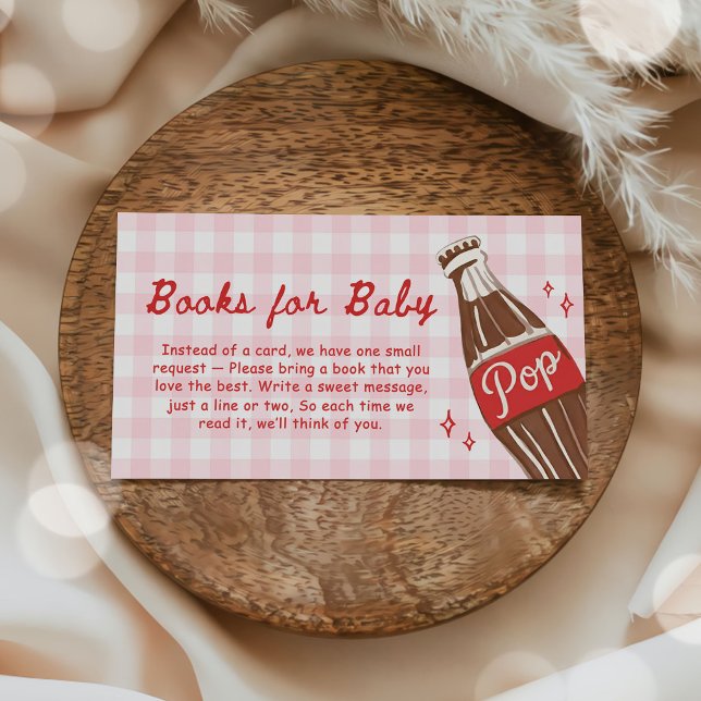 Hon är redo att poppa Baby Shower-böcker för bebis Tilläggskort (Skapare uppladdad)