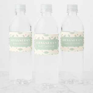 Hon är redo att poppa Baby Shower Boho Kawaii Läsk Vattenflaskor Etikett