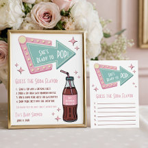 Hon är redo att POPPA! Sodaspy Babyshower Gissning