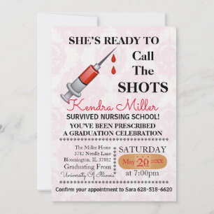 Hon är Redo att ringa de stötar som syskade Studen Inbjudningar