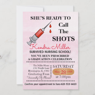 Hon är Redo att ringa de stötar som syskade Studen Inbjudningar