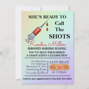 Hon är Redo att ringa de stötar som syskade Studen Inbjudningar