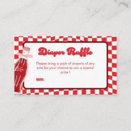 Hon är redo att stoppa soda cola-babyduschen. tilläggskort