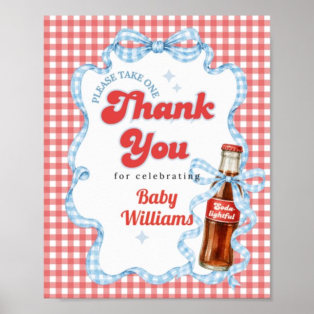 Hon är redo Pop Läsk Babykalas Fördelar Poster (Framsidan)