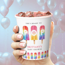 Hon är Redo till PIP Popsicle, sommarbabyskuva