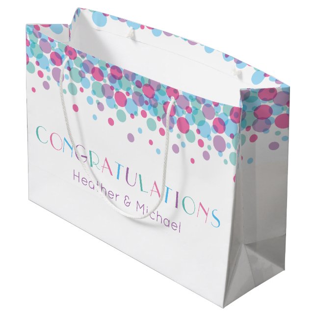 Hon är Redo till Polka dots för barnskor. (Baksidan Vinklad)