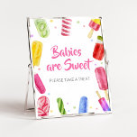 Hon är Redo till Pop Baby Shower Spädbarn är Sweet Poster<br><div class="desc">Gör evenemanget speciellt med den här tjejen Baby Shower med vårt söta och underbara utskrivbara Spädbarn är Sweet Sign med med ett vackert popsicle Shower-tema. Ladda ned,  anpassa och skapa varaktiga minnen med den här perfekten för ditt glada firande! BS783</div>