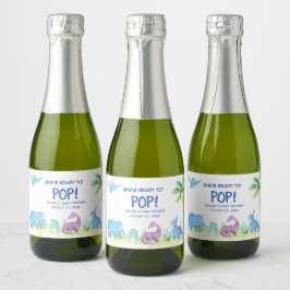 Hon är Redo till Pop Dinosaur Mini Sparkling Vin L