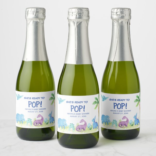 Hon är Redo till Pop Dinosaur Mini Sparkling Vin L (Flaskor)