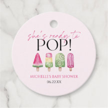 Hon är Redo till Pop! Popsicle Baby Shower