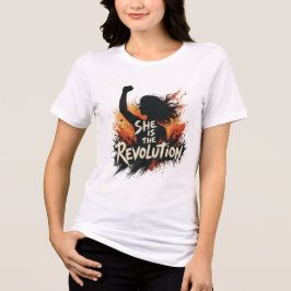 Hon är Revolution- Kvinnohistoriens månad T Shirt